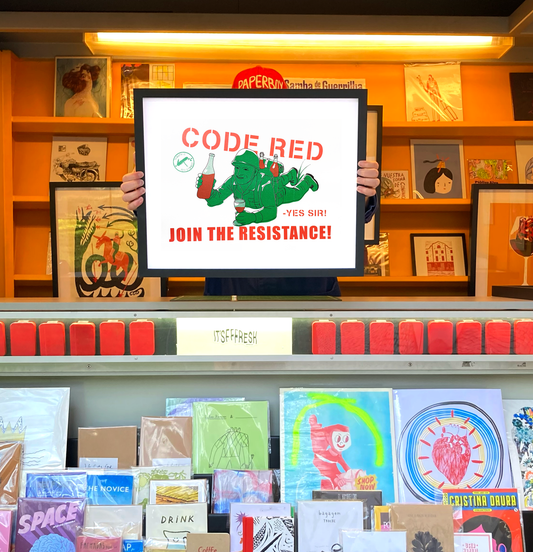 Code red - IT'S FFFRESH Riso prints