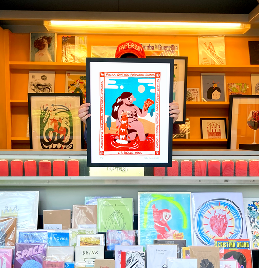La Dolce Vita by Julia da Costa - IT'S FFFRESH Riso prints