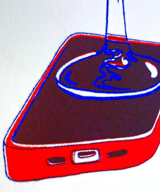 Status : OOO (out of office) - IT'S FFFRESH Riso prints