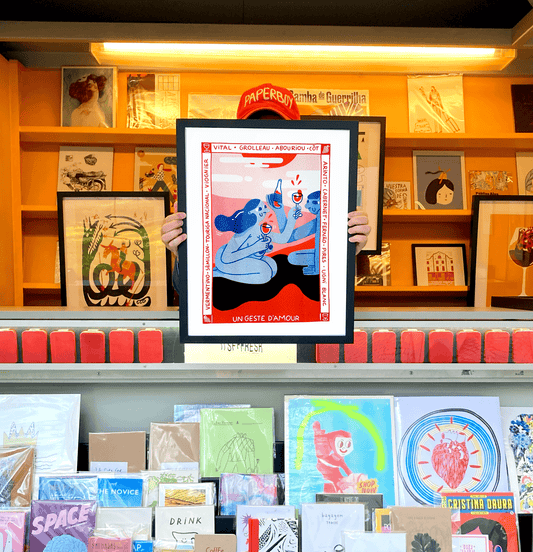 Un geste d'amour - IT'S FFFRESH Riso prints