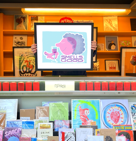 Smells good by Lisa Liglou - IT'S FFFRESH Riso prints