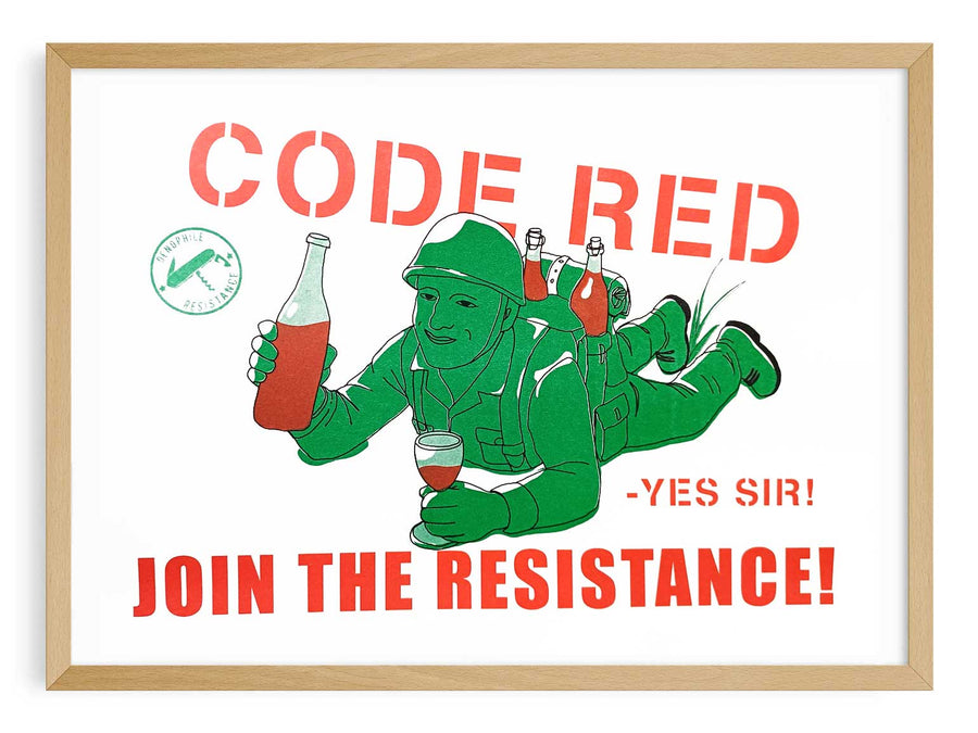 Code red - IT'S FFFRESH Riso prints
