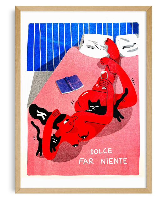 Dolce farniente - IT'S FFFRESH Riso prints