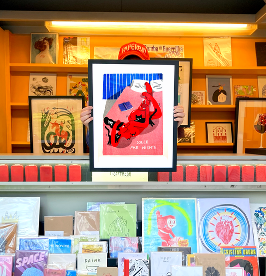 Dolce Farniente riso print detail — IT'S FFFRESH Lisbon Portugal