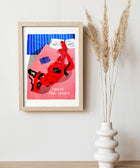 Dolce Farniente riso print framed mockup by Júlia da Costa | IT'S FFFRESH Lisbon Portugal