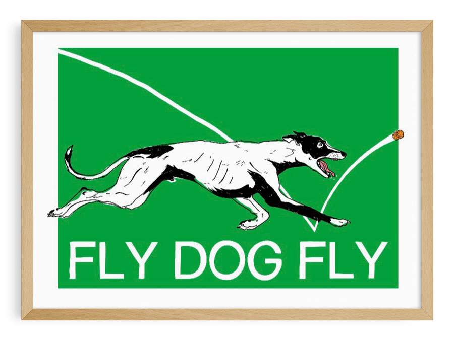 FLY DOG FLY - IT'S FFFRESH Riso prints