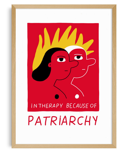 In therapy because of patriarchy - IT'S FFFRESH Riso prints
