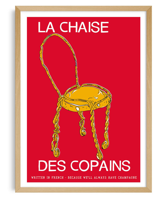 La chaise des copains - IT'S FFFRESH Riso prints
