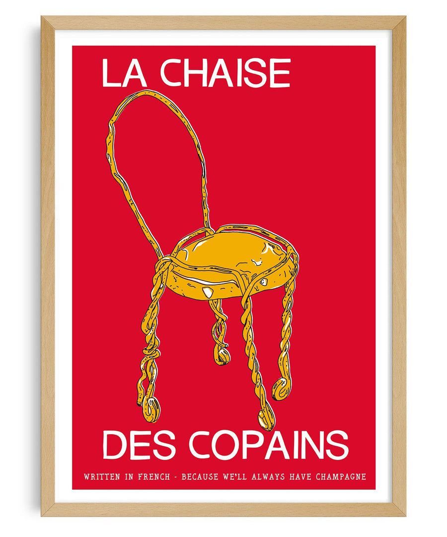 La chaise des copains - IT'S FFFRESH Riso prints