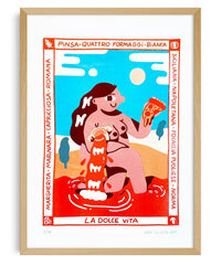 La Dolce Vita by Julia da Costa - IT'S FFFRESH Riso prints