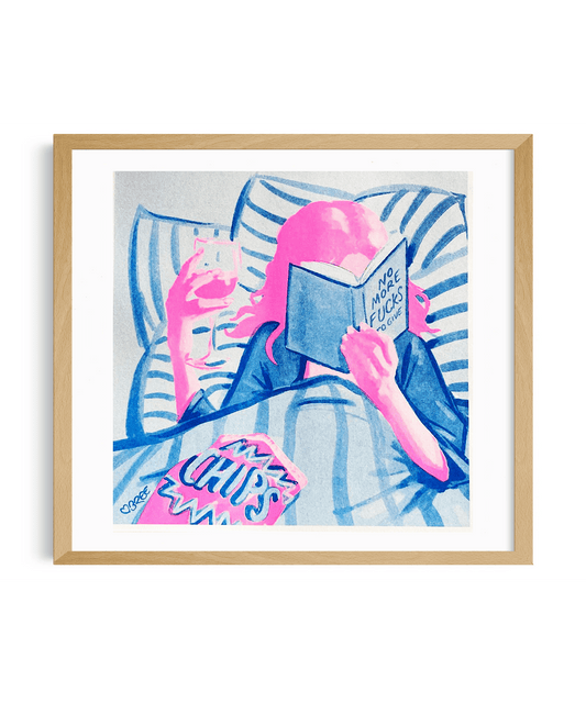 No More Fuck to Give - IT'S FFFRESH Riso prints