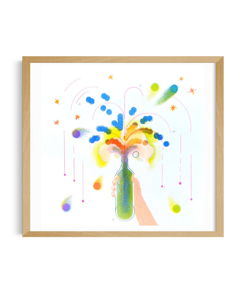 Sidereal party - IT'S FFFRESH Riso prints