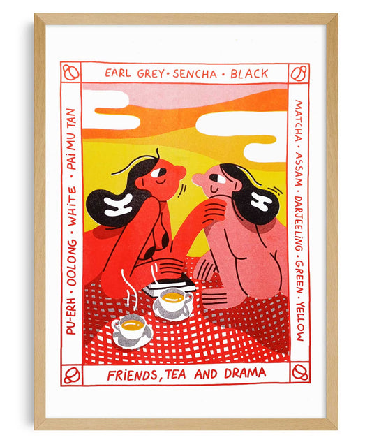 Spill the tea - IT'S FFFRESH Riso prints
