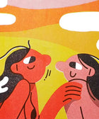Spill the Tea riso print close-up detail by Júlia da Costa | IT'S FFFRESH Lisbon Portugal