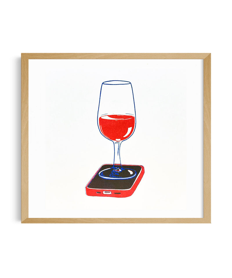 Status: OOO (Out of Office) — riso print illustration by Vital Courage | IT'S FFFRESH Lisbon Portugal