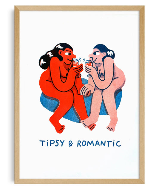 Tipsy and romantic - IT'S FFFRESH Riso prints