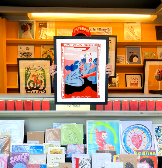 Un geste d'amour - IT'S FFFRESH Riso prints