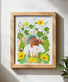 Winoculars riso print framed mockup by Alice Mollon | IT'S FFFRESH Lisbon Portugal